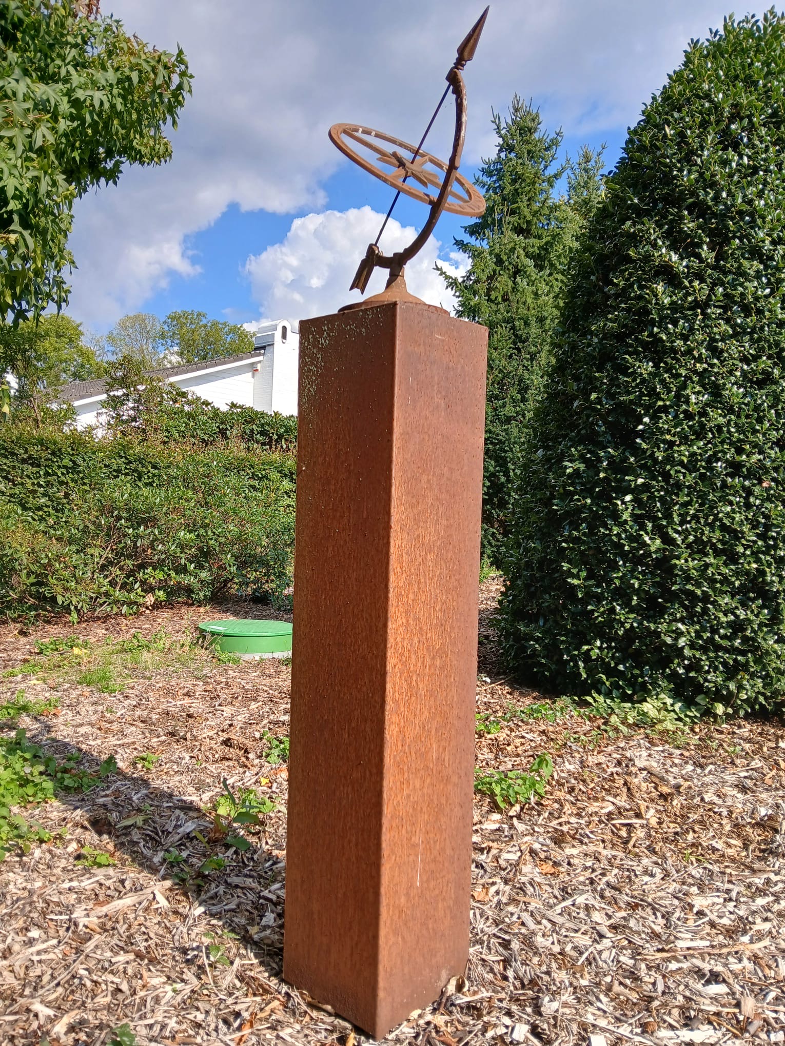 Cortenstalen sokkel