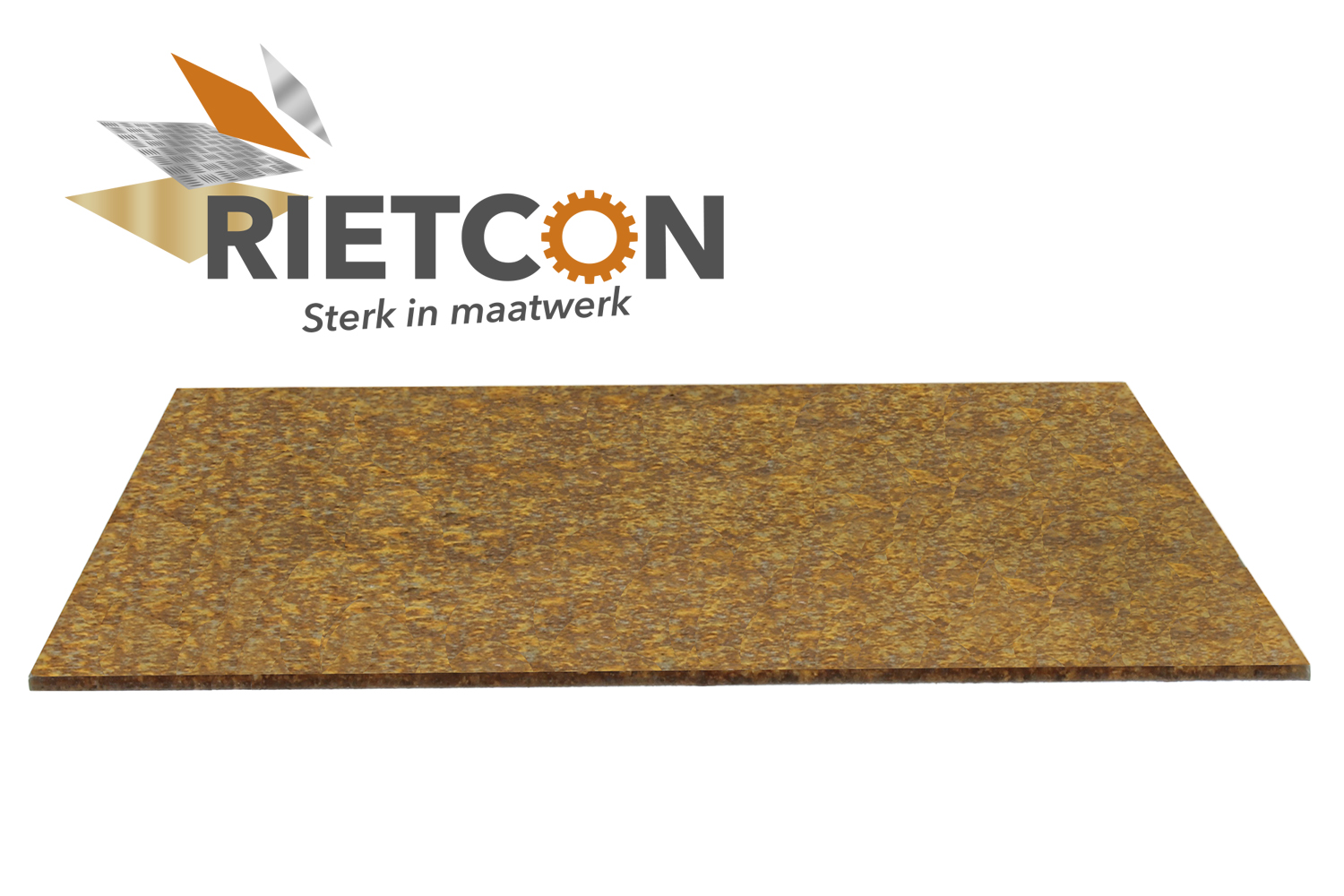 Cortenstalen staptegels op maat gemaakt