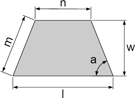 Trapeziumvormige staptegels